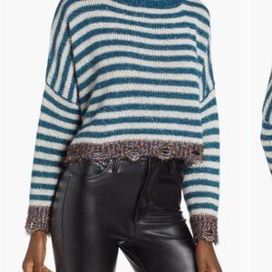 Tinsel Striped Sweater